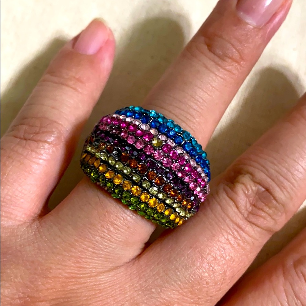 🖤multicolor💕stone ring - Picture 1 of 9